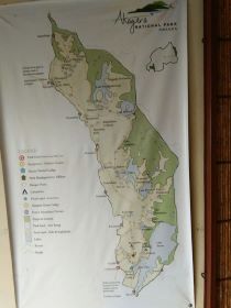 A map of Akagera National park